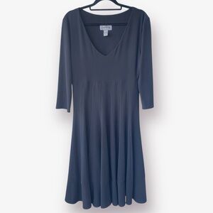 Joseph Ribkoff Black Midi Dress Size 10